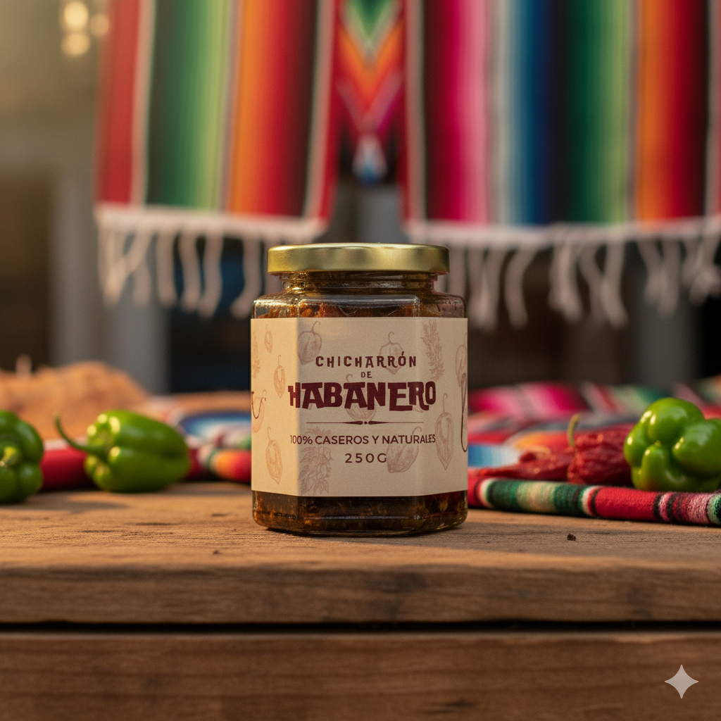 Frascos de Diablería con chiles y frutos secos